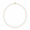 Freya Rose Freya Rose Oval Crystal Gold Framed Necklace Wholesale