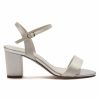 Rainbow Club Rainbow Club Margot Dyeable Ivory Satin Mid Block Heel Sandals Online