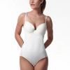 Poirier Ivory Seamless Low Back Bridal Body Wholesale