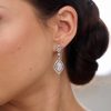 Lace & Favour Wallace Vintage Inspired Cubic Zirconia Drop Earrings Best