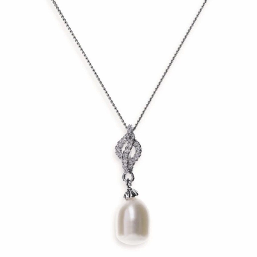 Ivory & Co Ivory And Co Lisbon Pearl Pendant Necklace Best