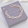 Lace & Favour Katarina Twisted Freshwater Pearl Bracelet New