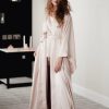 Arianna Arianna Beatrix Long Satin Bridal Robe (Nude) Clearance