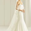 Bianco Evento Bianco Two Tier Delicate Beaded Lace Edge Cathedral Veil S258 Best