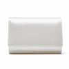 Rainbow Club Rainbow Club Dafnee Dyeable Ivory Satin Wedding Clutch Bag Clearance