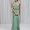 Lace & Favour Emily Rose Mint Green Multiway Bridesmaid Dress (One Size) Hot