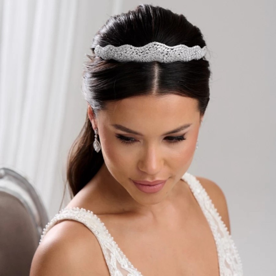 Lace & Favour Rockafella Vintage Inspired Crystal Embellished Tiara Best