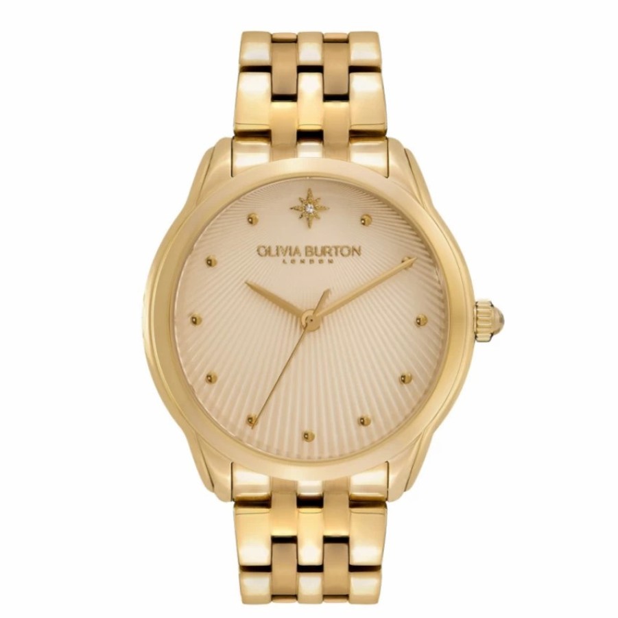 Olivia Burton Olivia Burton Starlight 36Mm Gold Bracelet Watch Clearance