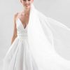 Joyce Jackson Joyce Jackson Phoenix Single Tier Tulle Veil With Raw Edge Clearance