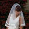 Joyce Jackson Joyce Jackson Mauritius Wide Satin Edge Veil Clearance