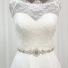 Perfect Bridal Perfect Bridal Sadie Floral Opal Crystal Wedding Dress Belt Best