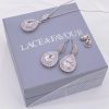 Lace & Favour Izzie Crystal Embellished Teardrop Bridal Jewellery Set Best