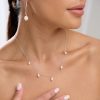 Lace & Favour Iolana Freshwater Pearl Drop Necklace Wholesale