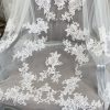 Joyce Jackson Joyce Jackson Arabian Nights Single Tier Cathedral Veil With Floral Lace Motifs Online