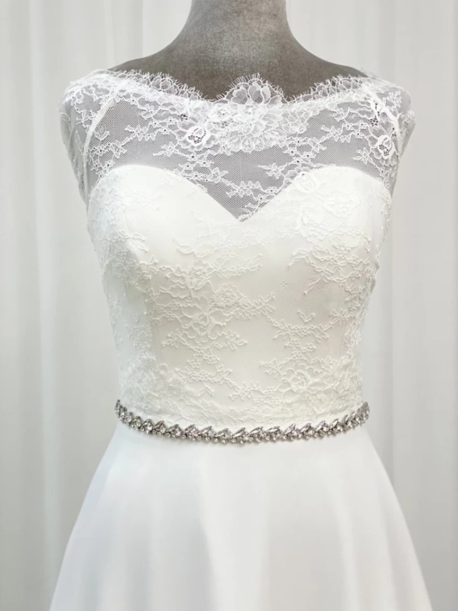 Perfect Bridal Perfect Bridal Taylor Thin Crystal Wedding Dress Belt Wholesale