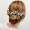 Beads & Beyond Adeline Opal Crystal And Pearl Wedding Hair Vine Clearance