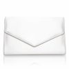 Perfect Bridal Perfect Bridal Heather Dyeable Ivory Satin Envelope Clutch Bag Best