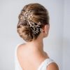 Lace & Favour Rhea Gold Crystal Spray Wedding Hair Comb Online