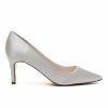 Rainbow Club Rainbow Club Morgan Ii Dyeable Ivory Satin Mid Heel Pointed Court Shoes Best