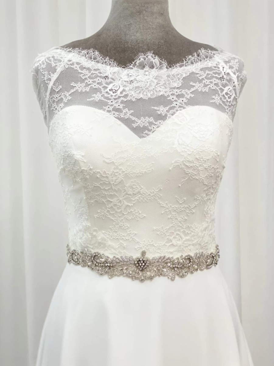 Perfect Bridal Perfect Bridal Elspeth Vintage Inspired Beaded Wedding Dress Belt Wholesale