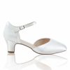 Perfect Bridal Perfect Bridal Ingrid Dyeable Ivory Satin Two Part Court Shoes Online