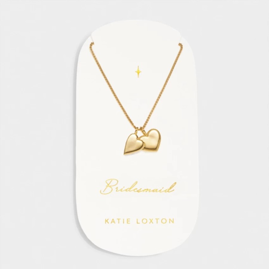 Katie Loxton Katie Loxton Bridesmaid Gold Bridal Charm Necklace Clearance