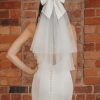 Perfect Bridal Perfect Bridal Ivory Two Tier Short Bow Veil Online