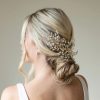 Ivory & Co Ivory And Co Serenade Gold Statement Crystal Spray Wedding Hair Clip Wholesale