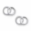 Olivia Burton Olivia Burton Silver Interlink Stud Earrings New