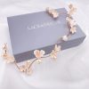 Poirier Tahiti Blush Porcelain Flowers Wedding Hair Vine Online