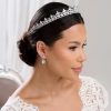 Lace & Favour Blenheim Cubic Zirconia Crystal Bridal Crown Wholesale