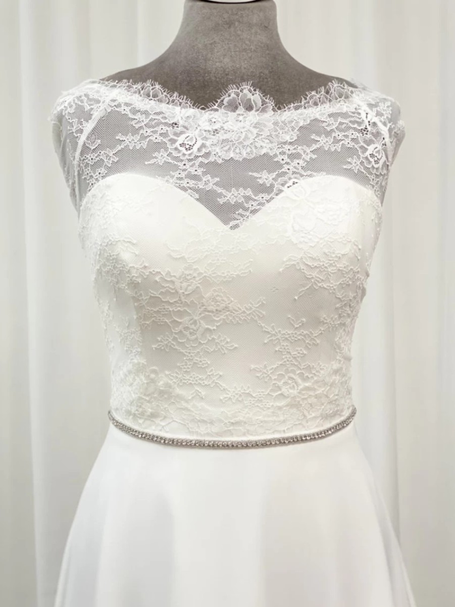 Perfect Bridal Perfect Bridal Rhiannon Thin Sparkly Diamante Dress Belt Clearance