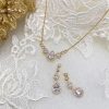 Ivory & Co Ivory And Co Sorbonne Gold Bridal Jewellery Set Clearance