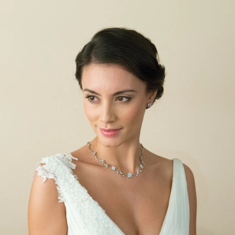 Ivory & Co Ivory And Co Waterlily Crystal Wedding Necklace Best