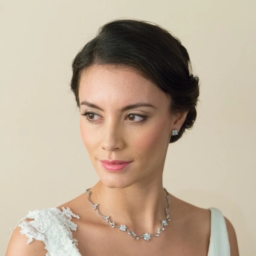 Ivory & Co Ivory And Co Waterlily Crystal Wedding Necklace Best