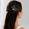 Lace & Favour Lottie Floral Pearl And Crystal Hair Pin Best