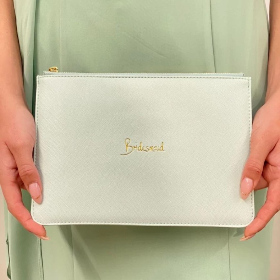 Katie Loxton Katie Loxton Bridesmaid Sage Green Perfect Pouch Clearance