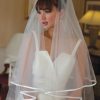 Joyce Jackson Joyce Jackson Jakarta Satin Edge Wedding Veil Clearance