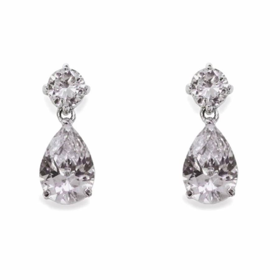 Ivory & Co Ivory And Co Imperial Cubic Zirconia Wedding Earrings Hot