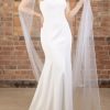 Perfect Bridal Perfect Bridal Ivory Single Tier Sparkly Glitter Tulle Cathedral Veil Hot