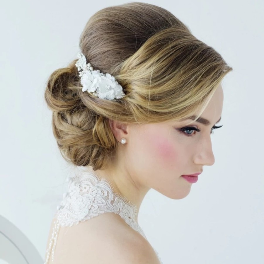 Sass B Sassb Annabelle Luxe Floral Bridal Hair Comb Online