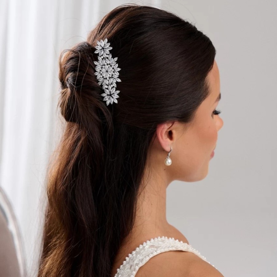 Lace & Favour Sundance Sparkling Crystal Wedding Hair Comb Clearance