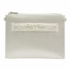 Rainbow Club Rainbow Club Cece Ivory Satin And Pearl Clutch Bag Clearance