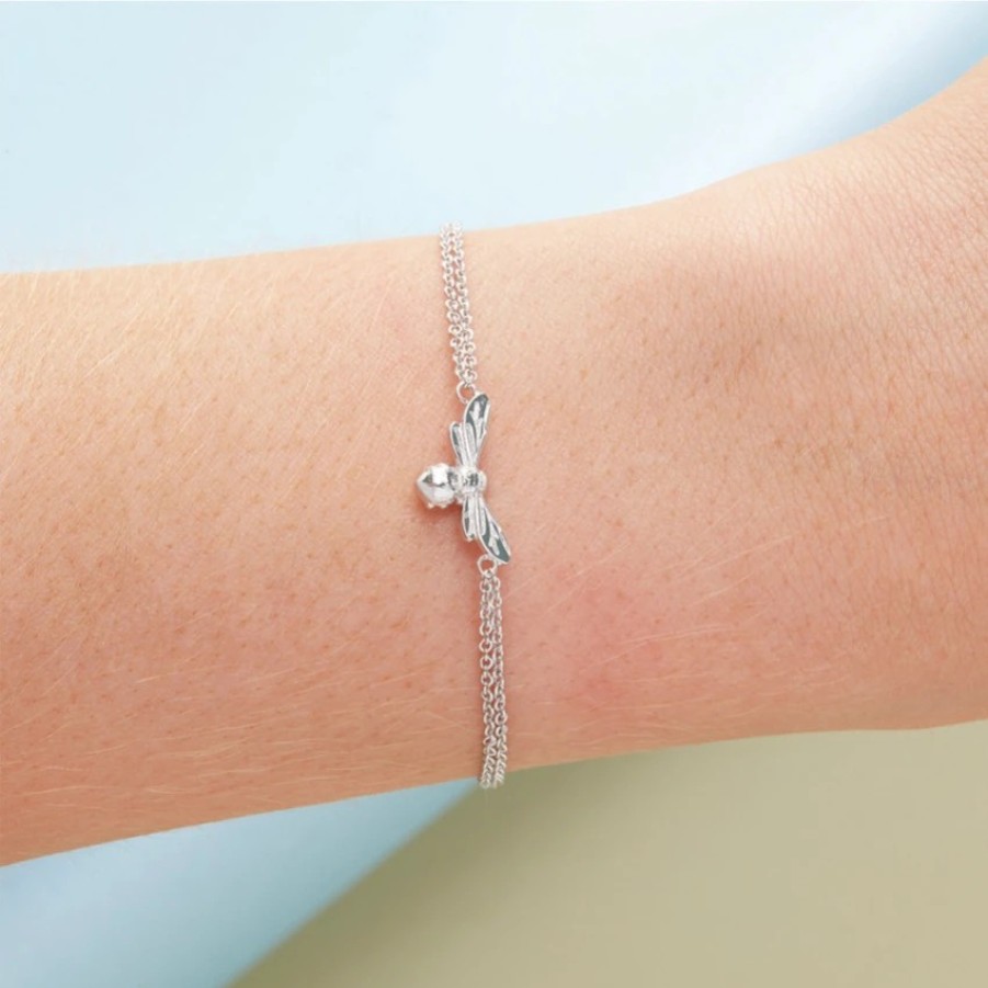 Olivia Burton Olivia Burton Silver Bee Bracelet Clearance