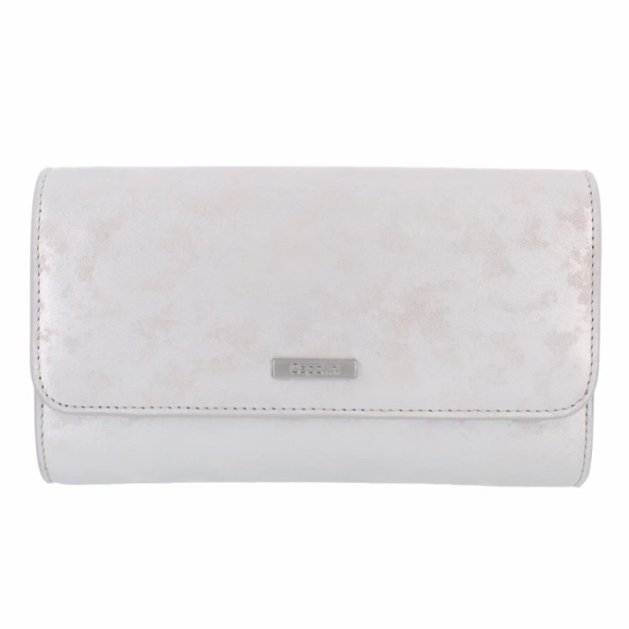 Capollini Capollini Silver Nubuck Leather Clutch Bag Best