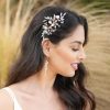 Ivory & Co Ivory And Co Diamond Frost Gold Crystal Hair Comb Best