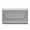 Rainbow Club Rainbow Club Kari Silver Sparkle Envelope Clutch Bag Hot