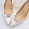 Lace & Favour Gaiety Classic Pearl And Crystal Shoe Clips New