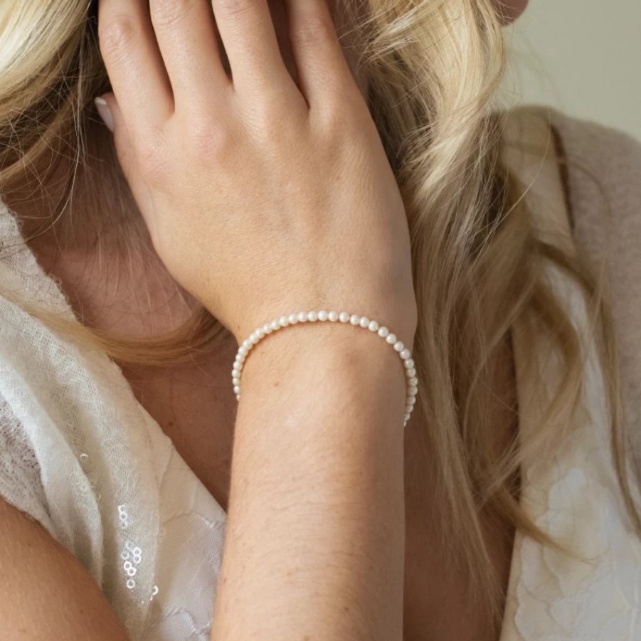 Ivory & Co Ivory And Co Zurich Delicate Pearl Bracelet Best