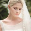 Joyce Jackson Joyce Jackson Idol Guipure Lace Edge Veil Clearance